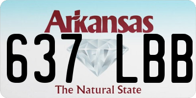 AR license plate 637LBB