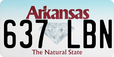 AR license plate 637LBN