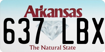 AR license plate 637LBX