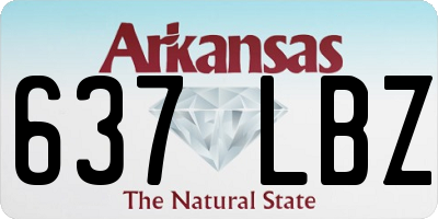 AR license plate 637LBZ