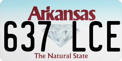 AR license plate 637LCE