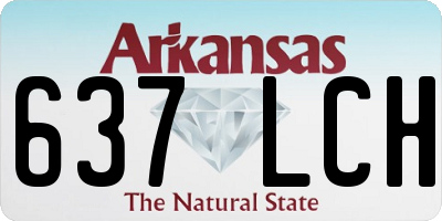 AR license plate 637LCH