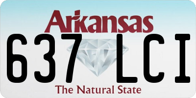 AR license plate 637LCI