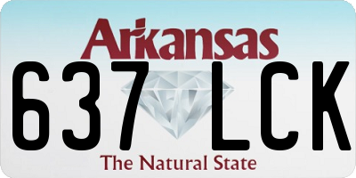 AR license plate 637LCK
