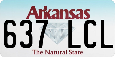 AR license plate 637LCL