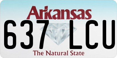 AR license plate 637LCU