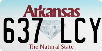 AR license plate 637LCY