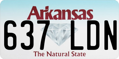 AR license plate 637LDN