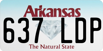 AR license plate 637LDP