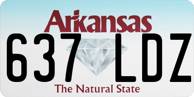 AR license plate 637LDZ