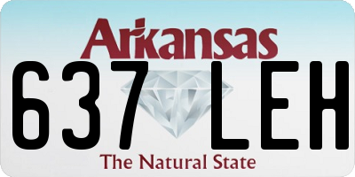 AR license plate 637LEH