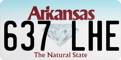AR license plate 637LHE