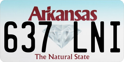 AR license plate 637LNI