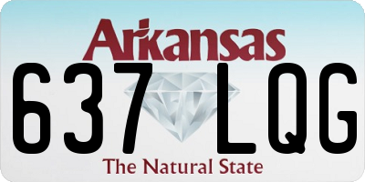 AR license plate 637LQG