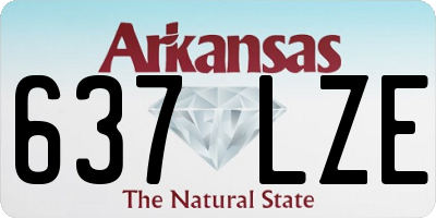 AR license plate 637LZE