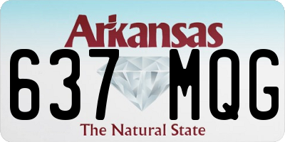 AR license plate 637MQG