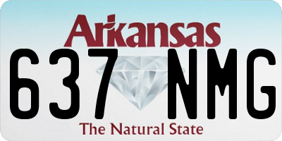 AR license plate 637NMG