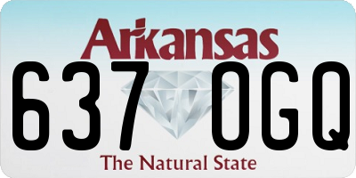 AR license plate 637OGQ
