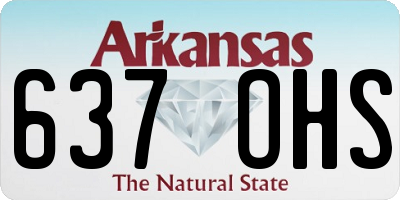 AR license plate 637OHS