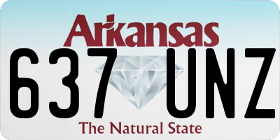 AR license plate 637UNZ