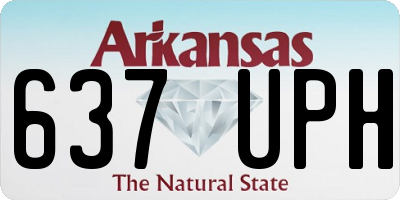 AR license plate 637UPH