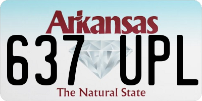 AR license plate 637UPL