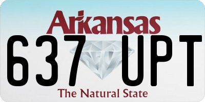 AR license plate 637UPT
