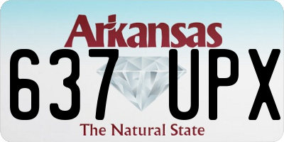 AR license plate 637UPX