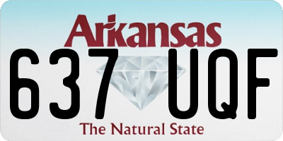 AR license plate 637UQF