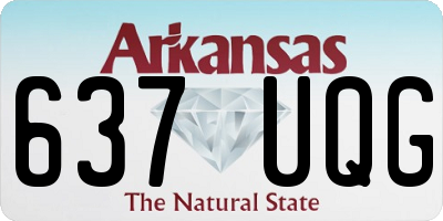 AR license plate 637UQG