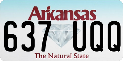 AR license plate 637UQQ