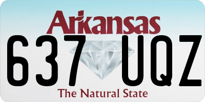 AR license plate 637UQZ
