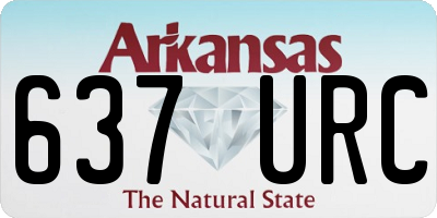 AR license plate 637URC