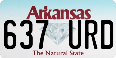 AR license plate 637URD