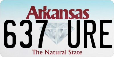AR license plate 637URE