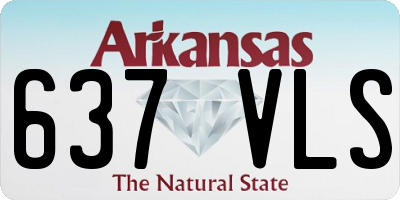 AR license plate 637VLS