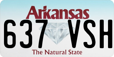 AR license plate 637VSH
