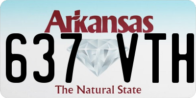 AR license plate 637VTH