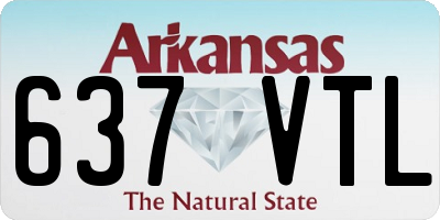 AR license plate 637VTL