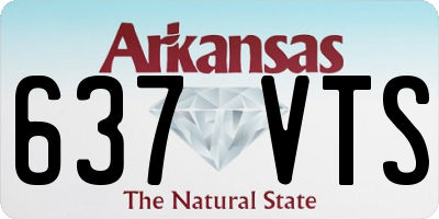 AR license plate 637VTS