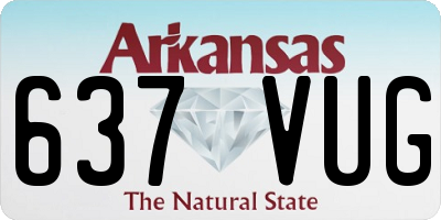 AR license plate 637VUG