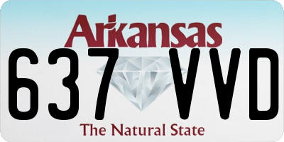 AR license plate 637VVD