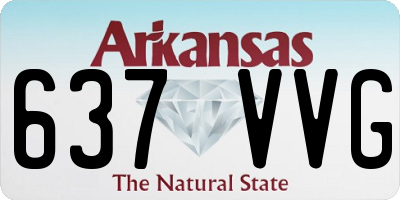 AR license plate 637VVG