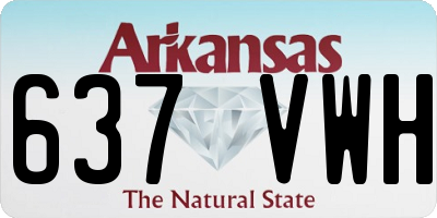 AR license plate 637VWH