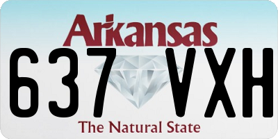AR license plate 637VXH