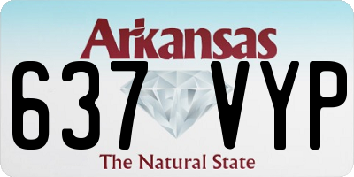 AR license plate 637VYP