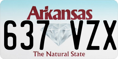 AR license plate 637VZX
