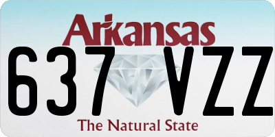 AR license plate 637VZZ