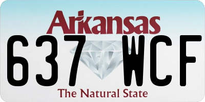 AR license plate 637WCF