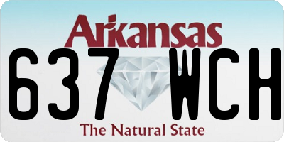 AR license plate 637WCH